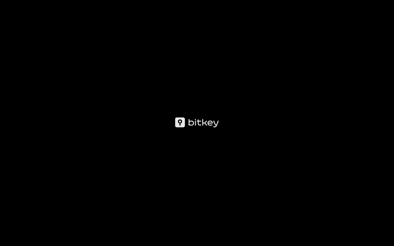 Screenshot of the Bitkey homepage