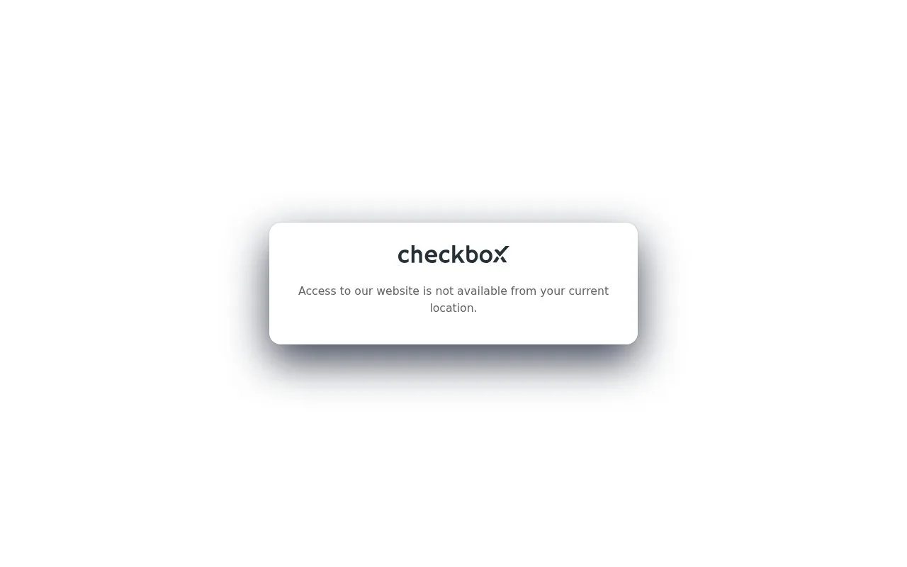 Screenshot of the Checkbox Survey homepage