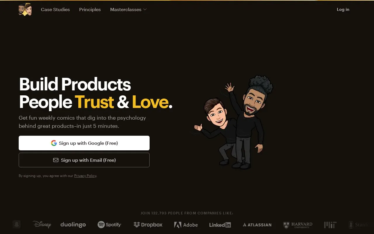 Screenshot of the Growth.Design homepage