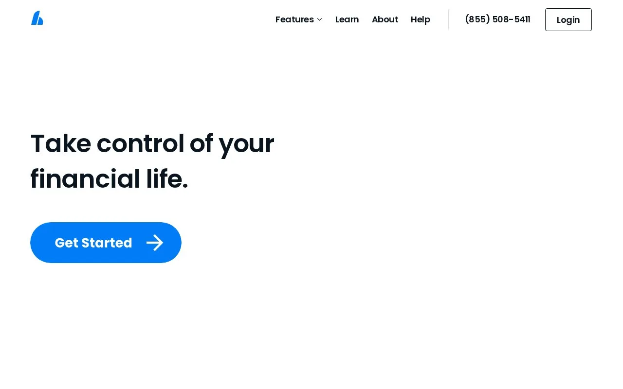 Screenshot of the Hiatus homepage