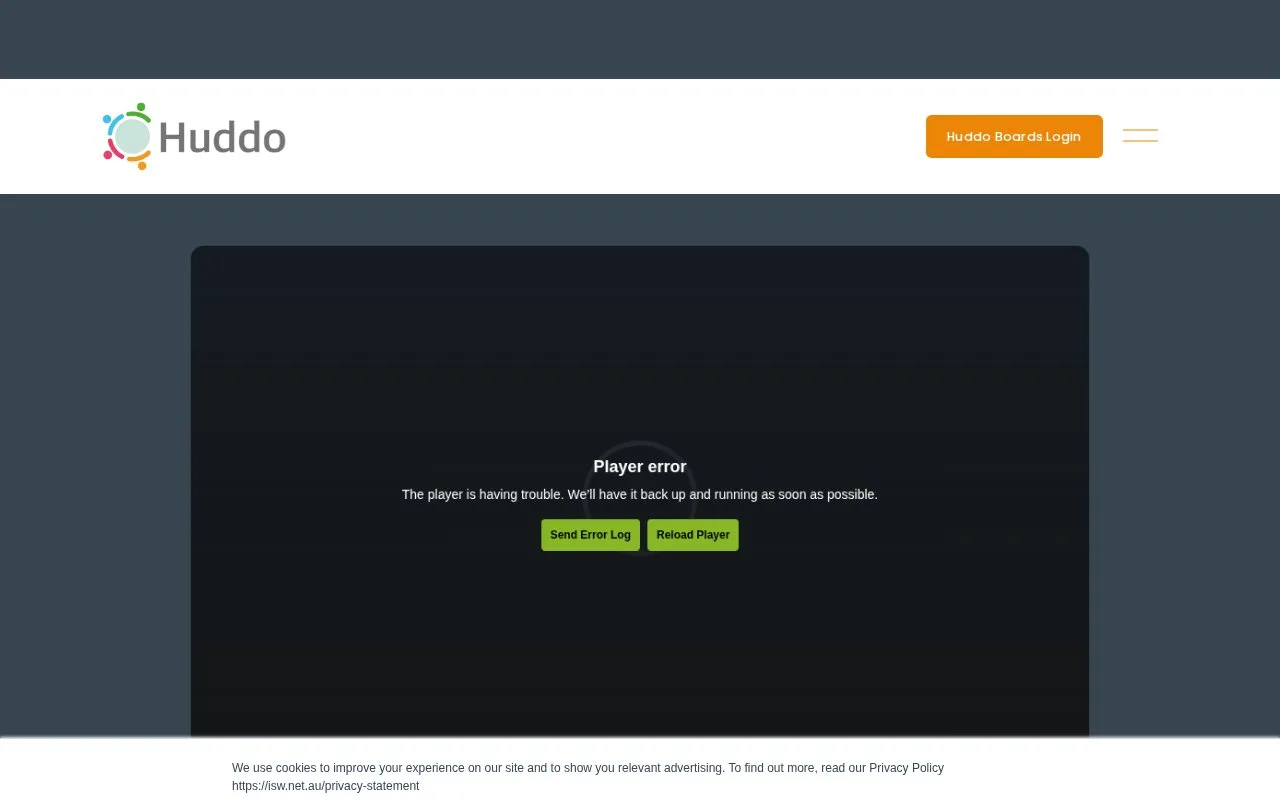 Screenshot of the Huddo Wikis homepage