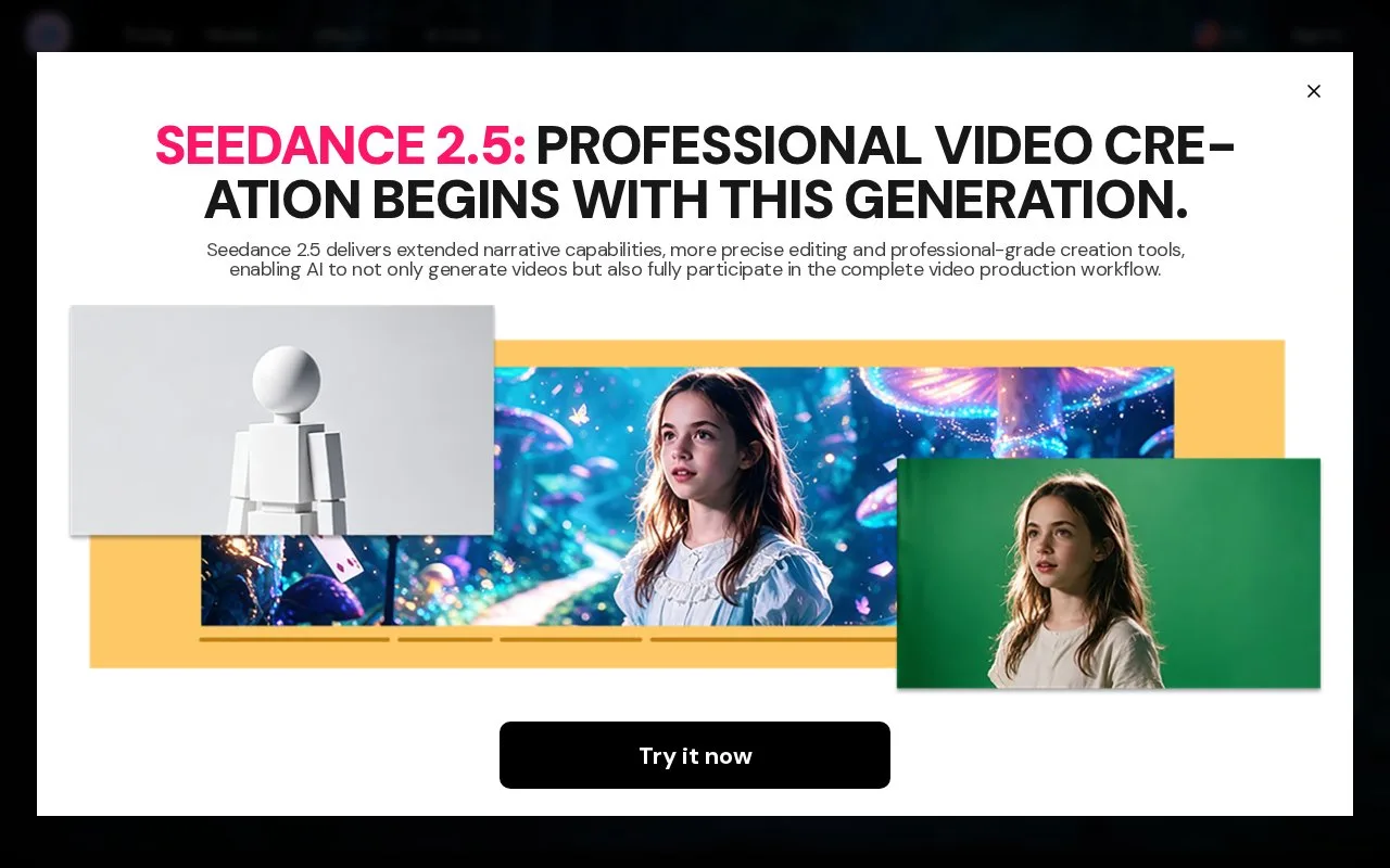 Screenshot of the Image-to-Video Maker homepage