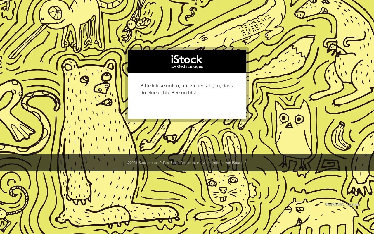 Screenshot of the iStock homepage