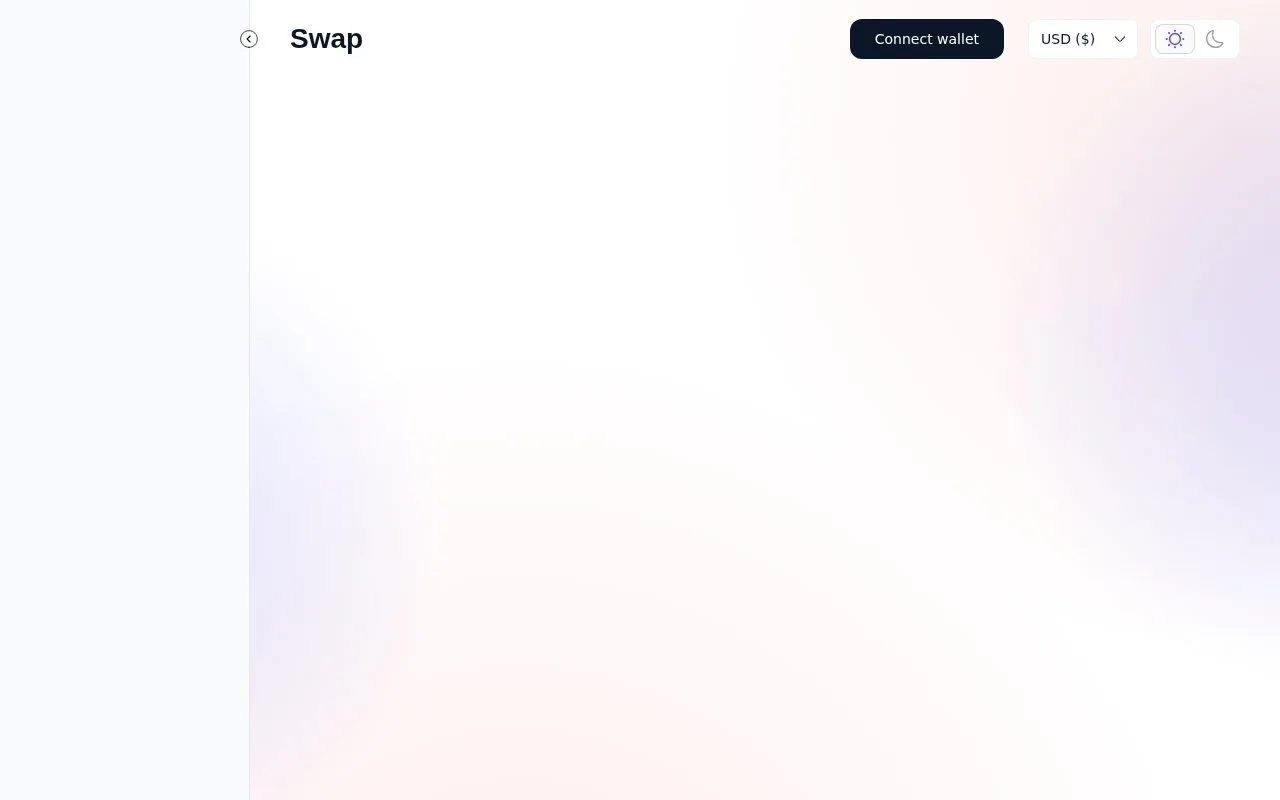 Screenshot of the MuesliSwap homepage