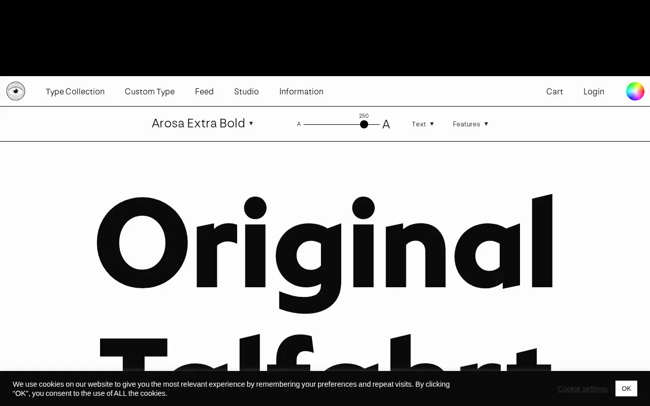 Screenshot of the Nouvelle Noire homepage