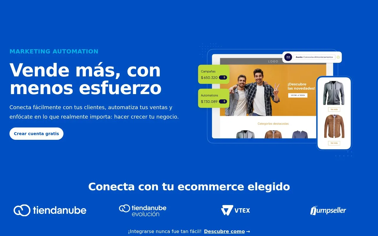 Screenshot of the Perfit homepage