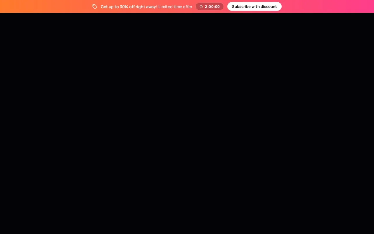 Screenshot of the Soundverse homepage