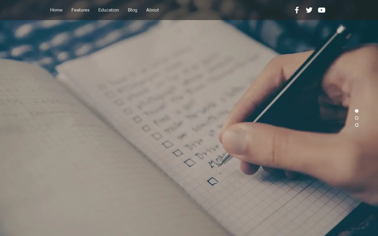 Screenshot of the Squid homepage
