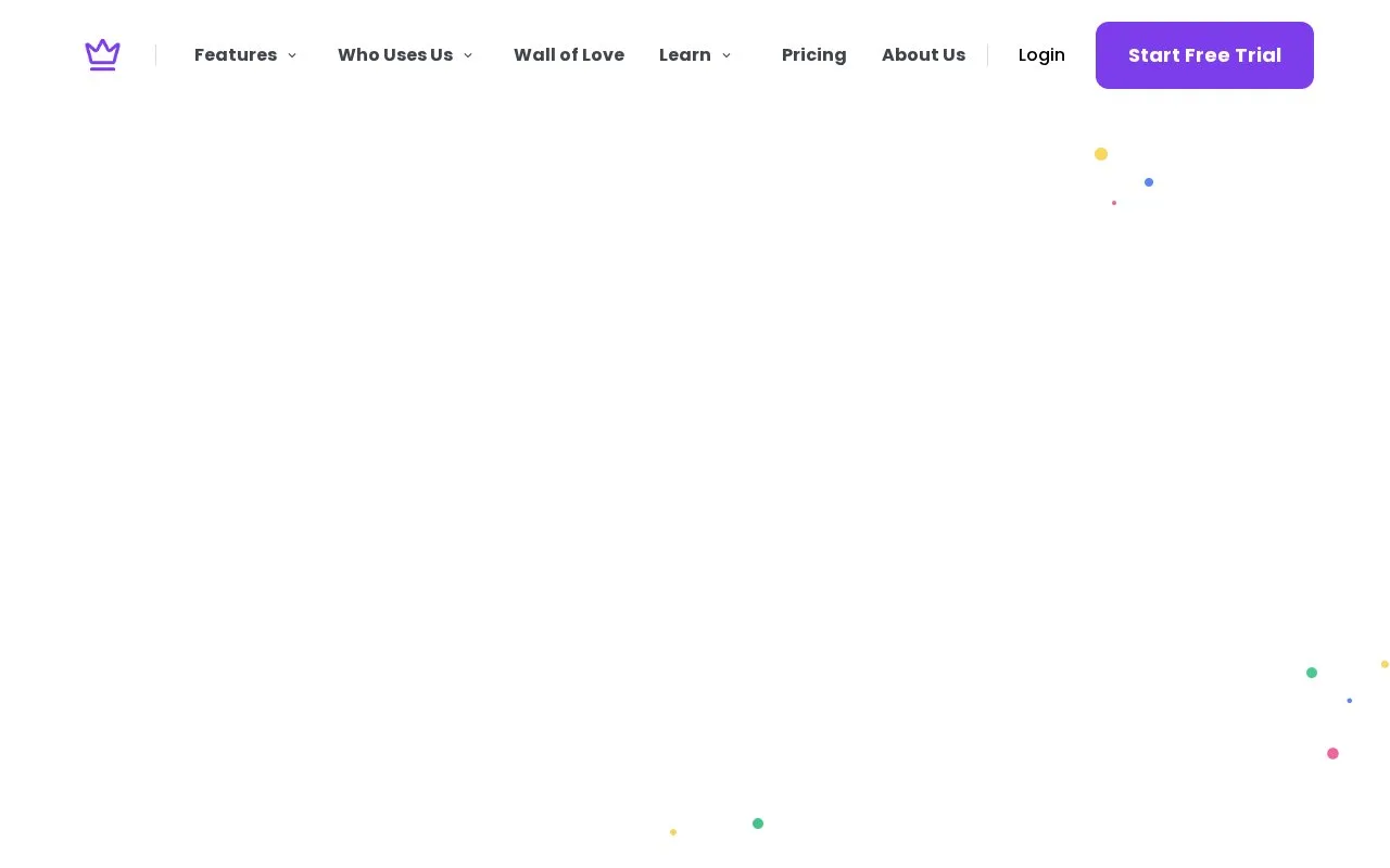 Screenshot of the Taja AI homepage