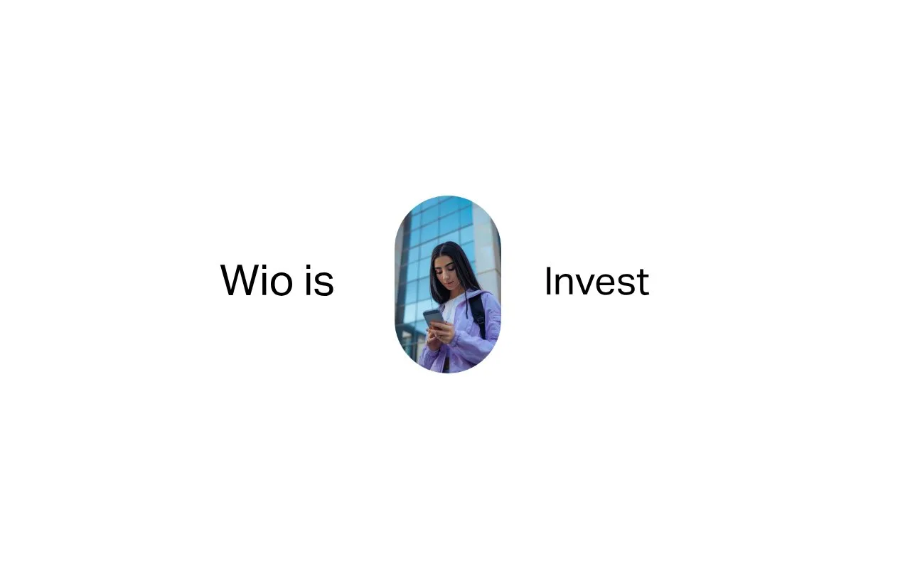 Screenshot of the Wio Bank homepage